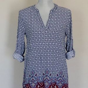 Print Shift Dress